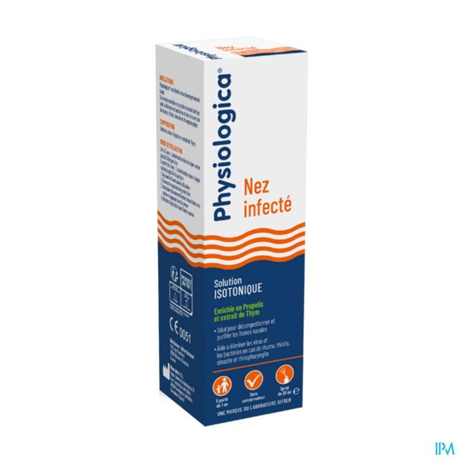 vignette Gifrer Physiologica Nez Infecte Spray 20ml