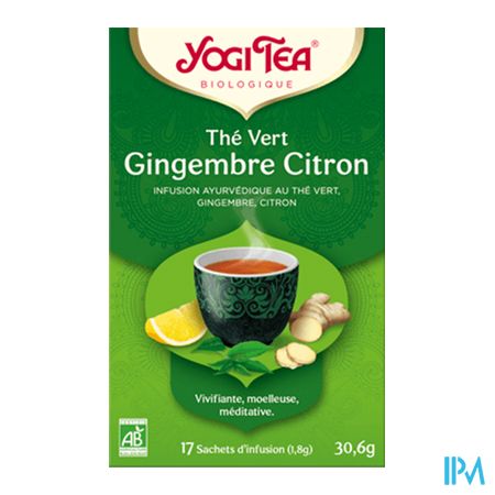 vignette Yogi Tea The Vert Gingembre Citron Bio Infusette 2g 17