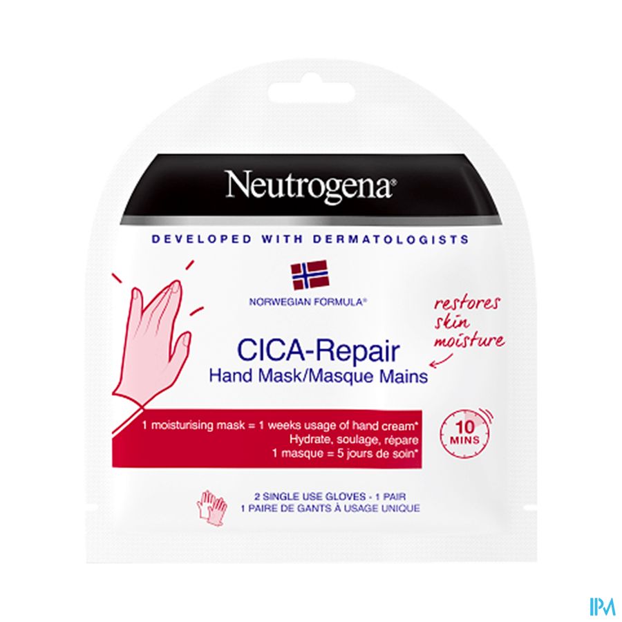 vignette Neutrogena Cicarepair Masque Mains Gant X2