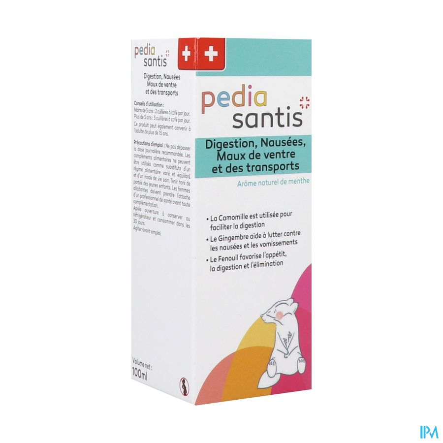 produit SANTIS PEDIASANTS DIGEST MAL TRANSP 100ML