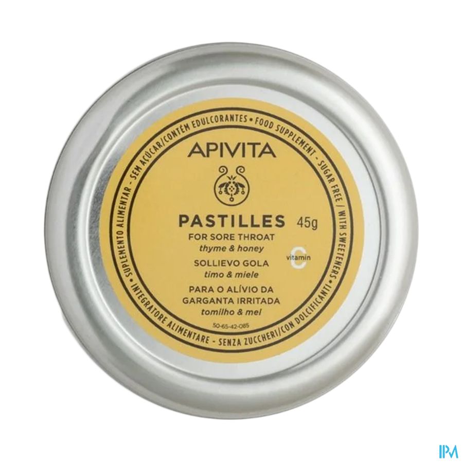 produit APIVITA PASTILLES THYM & MIEL 45G