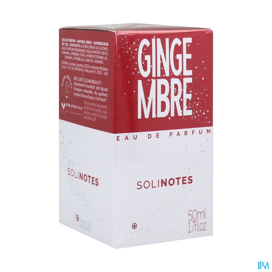 vignette SOLINOTES GINGEMBRE EDP 50ML