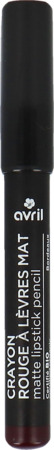 produit Avril Crayon Rouge A Levres Mat Bordeaux Certifie Bio 2g