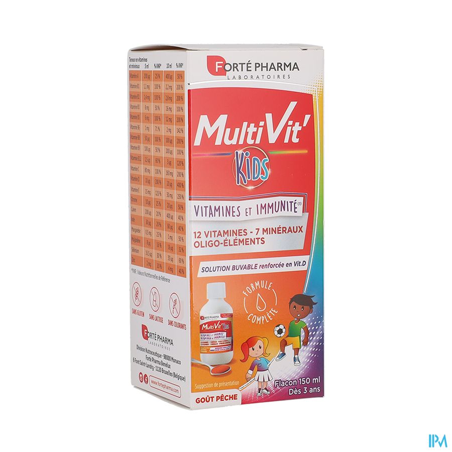 produit MULTIVIT KIDS LIQ FL150ML 1