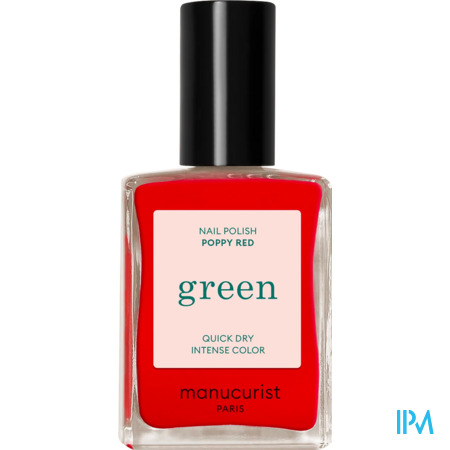 produit Manucurist Green Vernis A Ongles Poppy Red 15ml