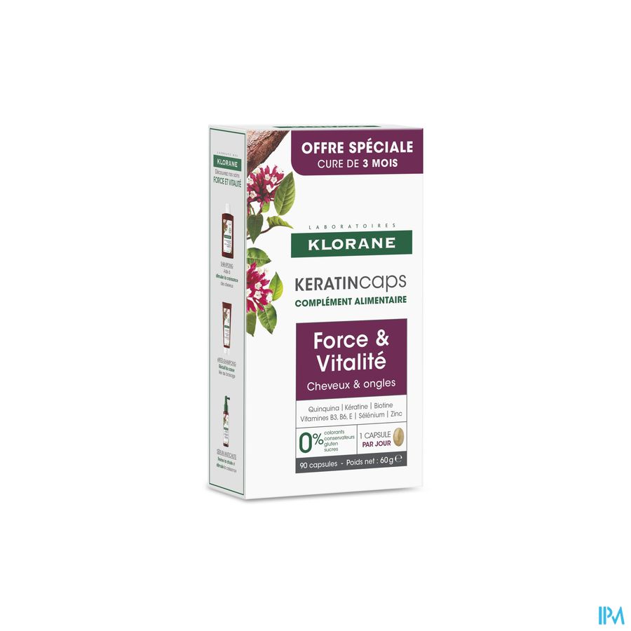vignette Klorane Antichute Complement Alimentaire Capsule 90