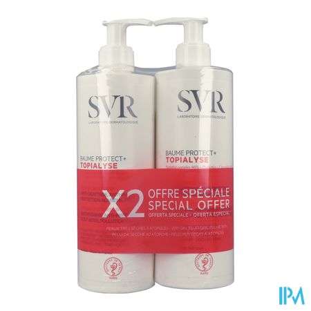 vignette Svr Topialyse Baume Protect+ 400ml X2