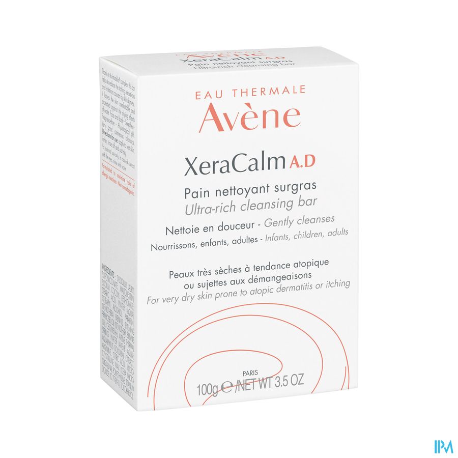 vignette Eau Thermale Avene Xeracalm Ad Pain Nettoyant Surgras 100g