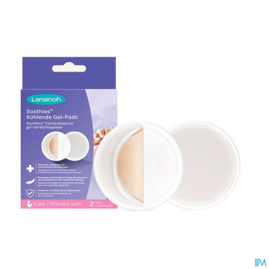 vignette Lansinoh Soothies Compresses En Gel Rafraichissantes X2
