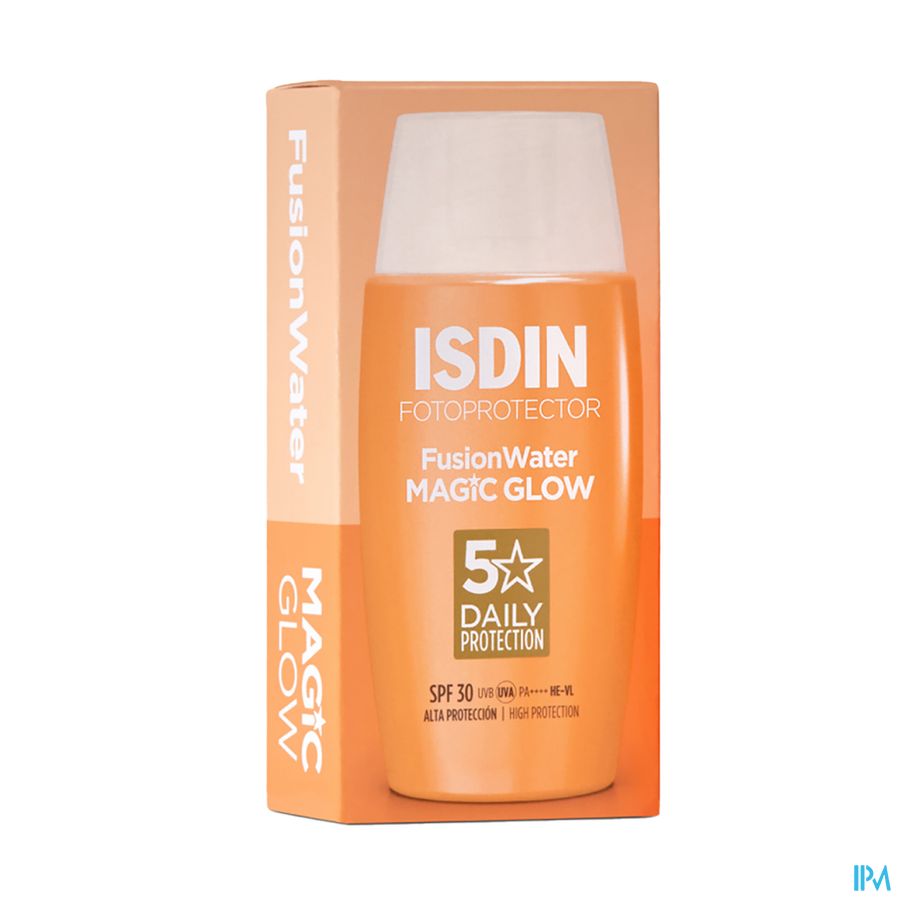 produit Isdin Foto Fusion Water Magic Glow Spf50 50ml