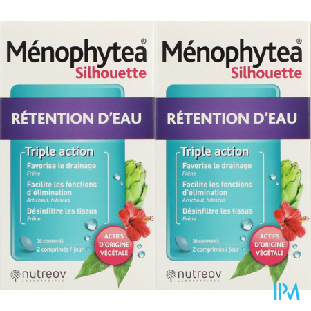 vignette Nutreov Menophytea Silhouette Retention Eau Comprime 30 X2