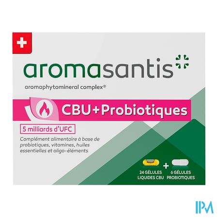 vignette Santis Aromasantis Cbu + Probiotiques Gelule 30