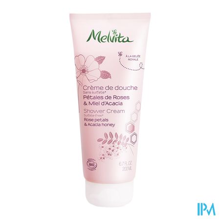 vignette Melvita Douche Rose Miel Acacia Bio 200ml
