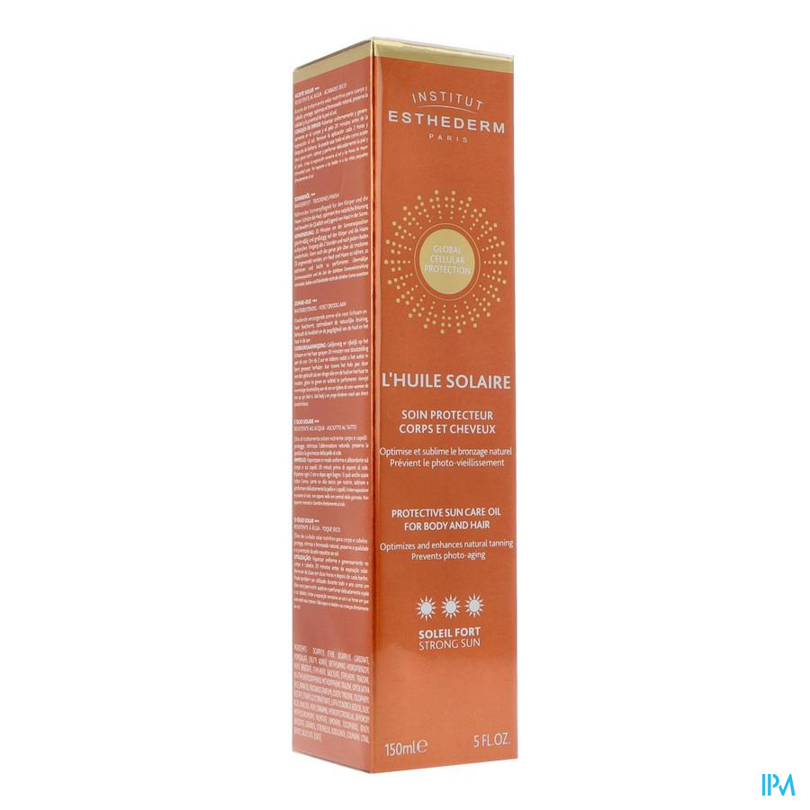 vignette Esthederm l'huile Solaire Soleil Fort 150ml
