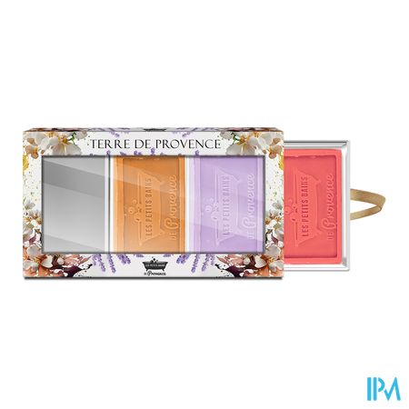 vignette Les Petits Bains De Provence Coffret Savon Terre De Provence 100g X3