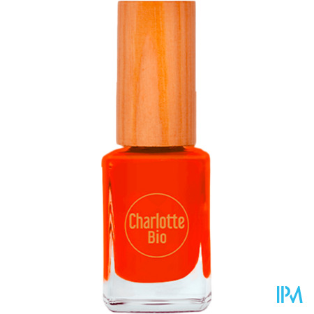 vignette Charlotte Bio Vernis A Ongles Bio Source Orange Rust Bisource 10ml