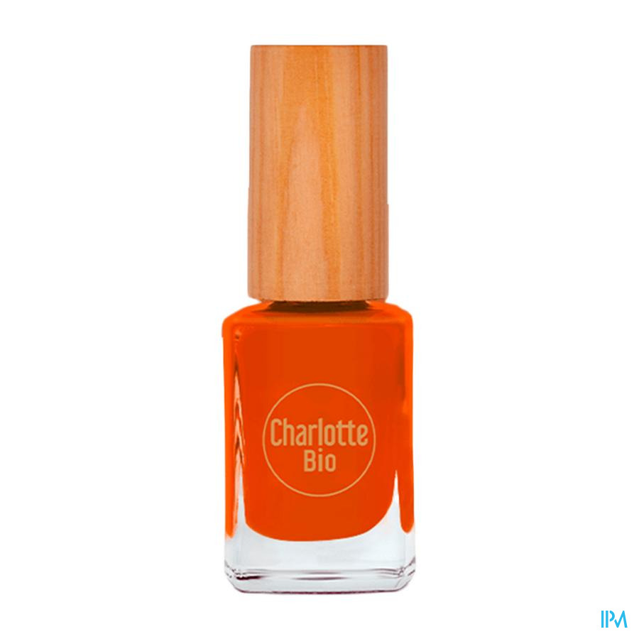 vignette Charlotte Bio Vernis A Ongles Bio Source Orange Rust Bisource 10ml