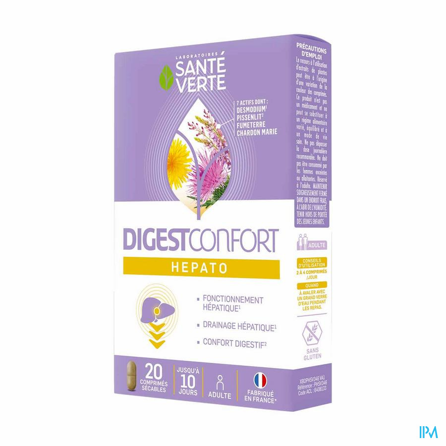 vignette Sante Verte Hepatocalm Comprime Boite 20