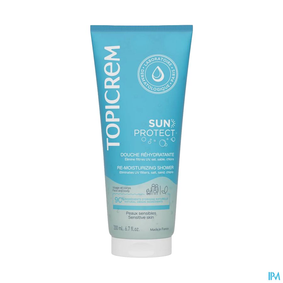 vignette TOPICREM SUN PROT DCHE REHYDR 200ML