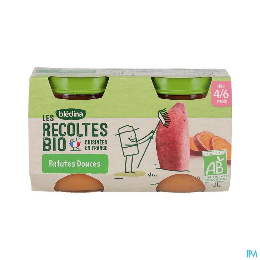 vignette BLEDINA BIO PATATES DOUCES 2X130G
