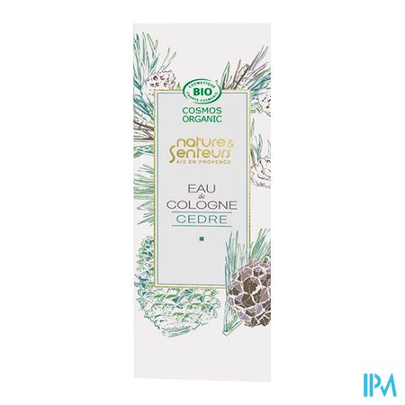 vignette Nature Et Senteurs Eau De Cologne Bio Cedre 50ml