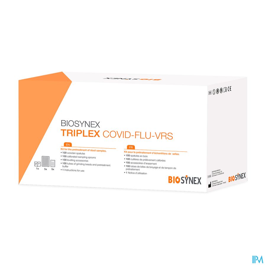 produit BIOSYNEX COMBO COVID FLU BSS BT25 TESTS