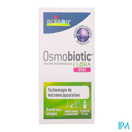 vignette Boiron Osmobiotic Flora Bebe Compte Gouttes 5ml
