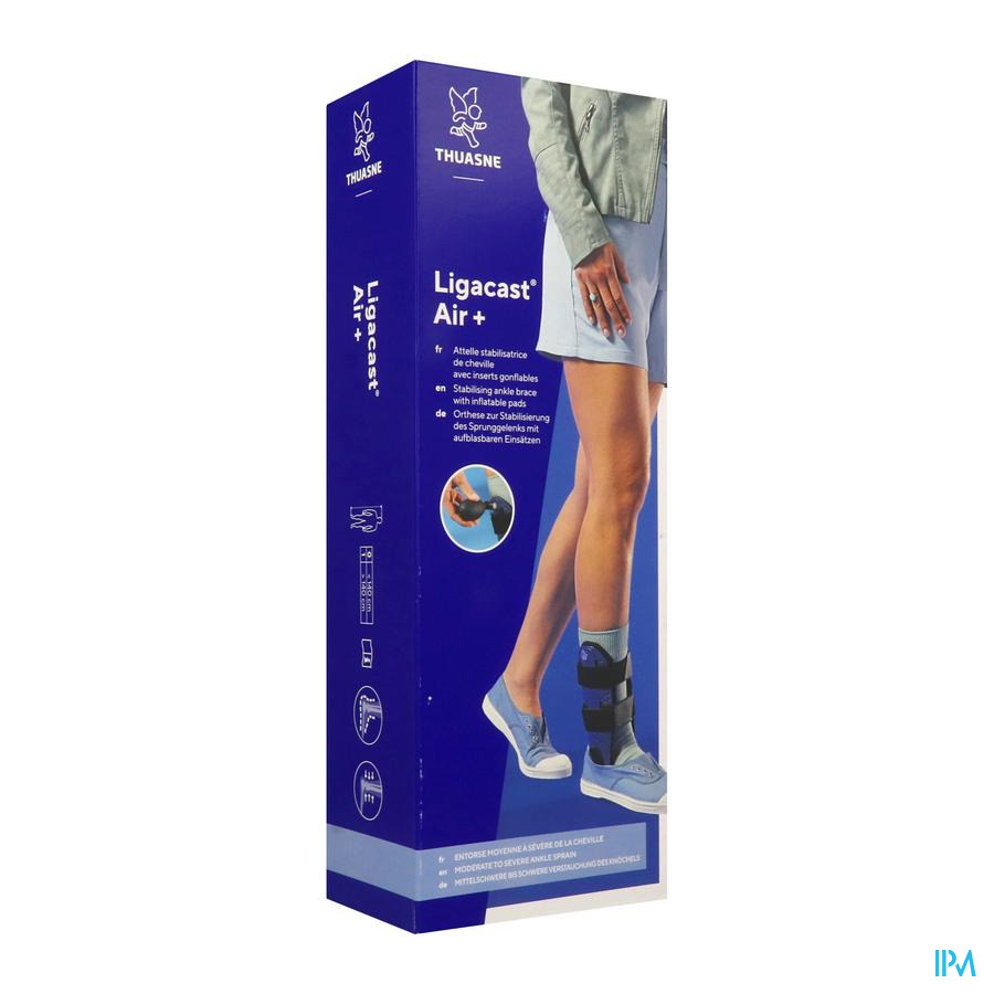 vignette THUASNE LIGACAST AIR+ NOIR/BLEU T0