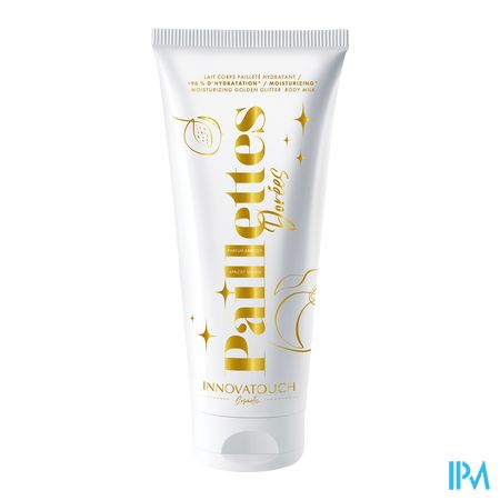 vignette Innovatouch Cosmetic Lait Corps Paillete Doree Abricot 200ml