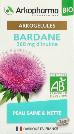 produit ARKOGELULES BARDANE BIO FL150 GELU