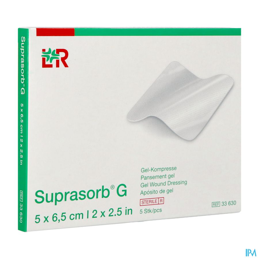 vignette Lohmann Suprasorb g Pansement Gel Hydrogel 5cm X 6cm5 5