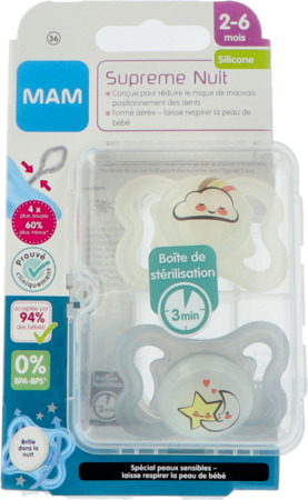 vignette MAM SUC SUPREME 2-6M NUIT DUO