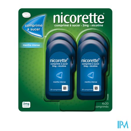 vignette Nicorette 2mg Comprime A Sucer 80