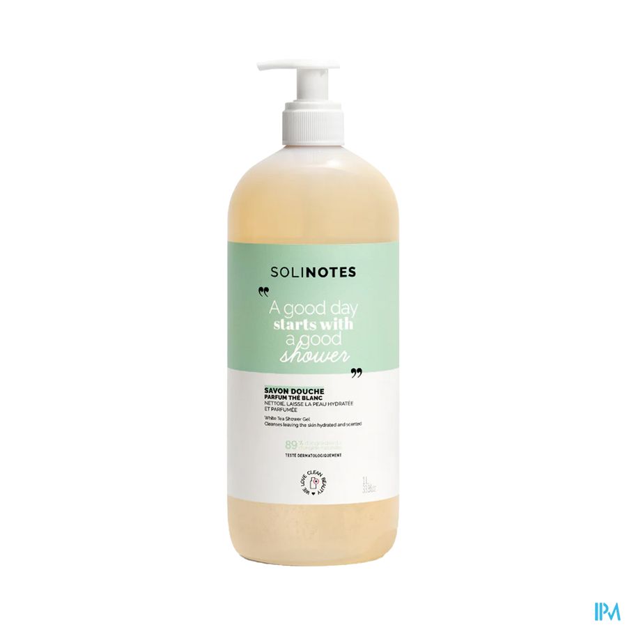 produit SOLINOTES THE BLANC SAVON DOUCHE 1L