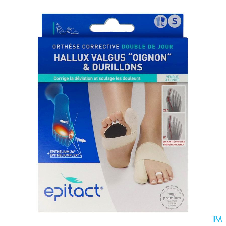 vignette Epitact Orthese Corrective Double Droit Jour S