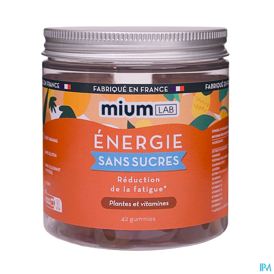 produit MIUM LAB GUMMIES ENERGIE S/SUCRE 42