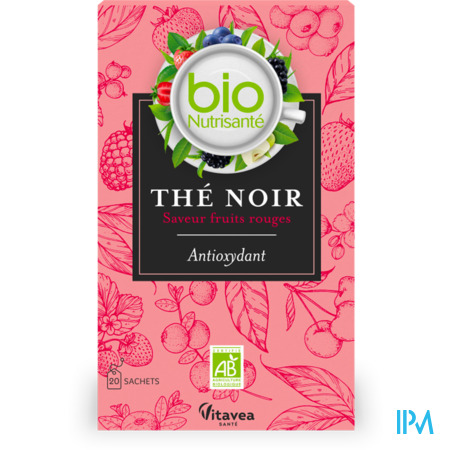 vignette Vitavea Bionutrisante The Noir Fruits Rouges Sachet 20