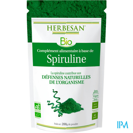 vignette Herbesan Spiruline Bio Poudre 200g