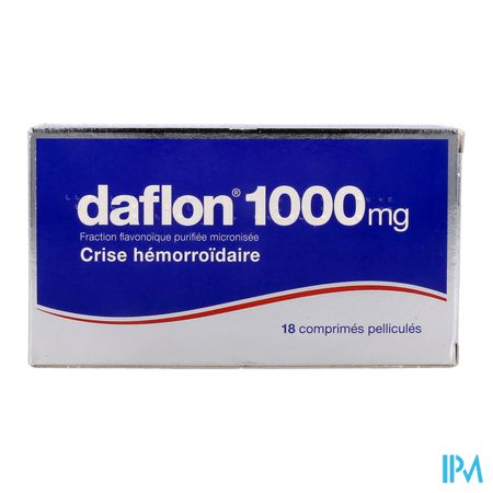 vignette DAFLON 1 000MG CPR 18