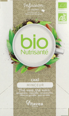 produit Vitavea Bionutrisante Infusion Chai Minceur Sachet 20