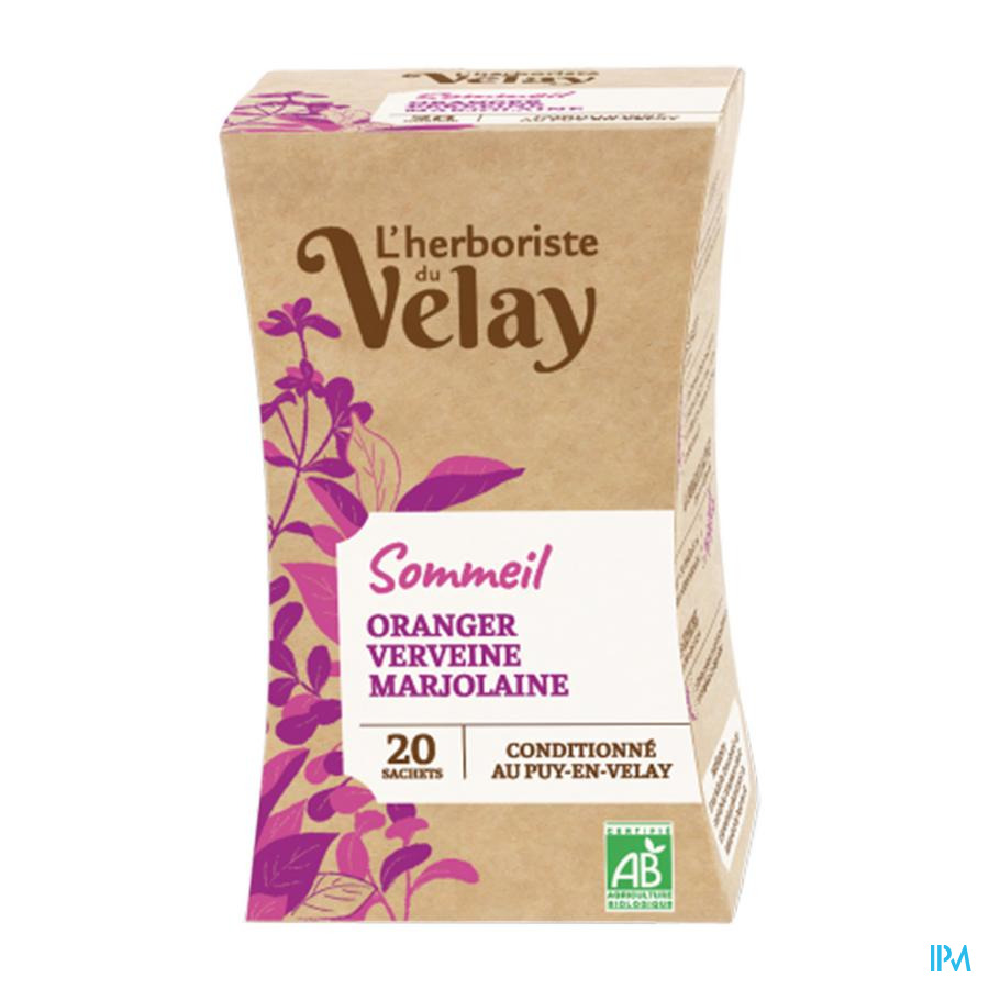 produit PAGES INFUSION BIO SOMMEIL 20 SACHETS
