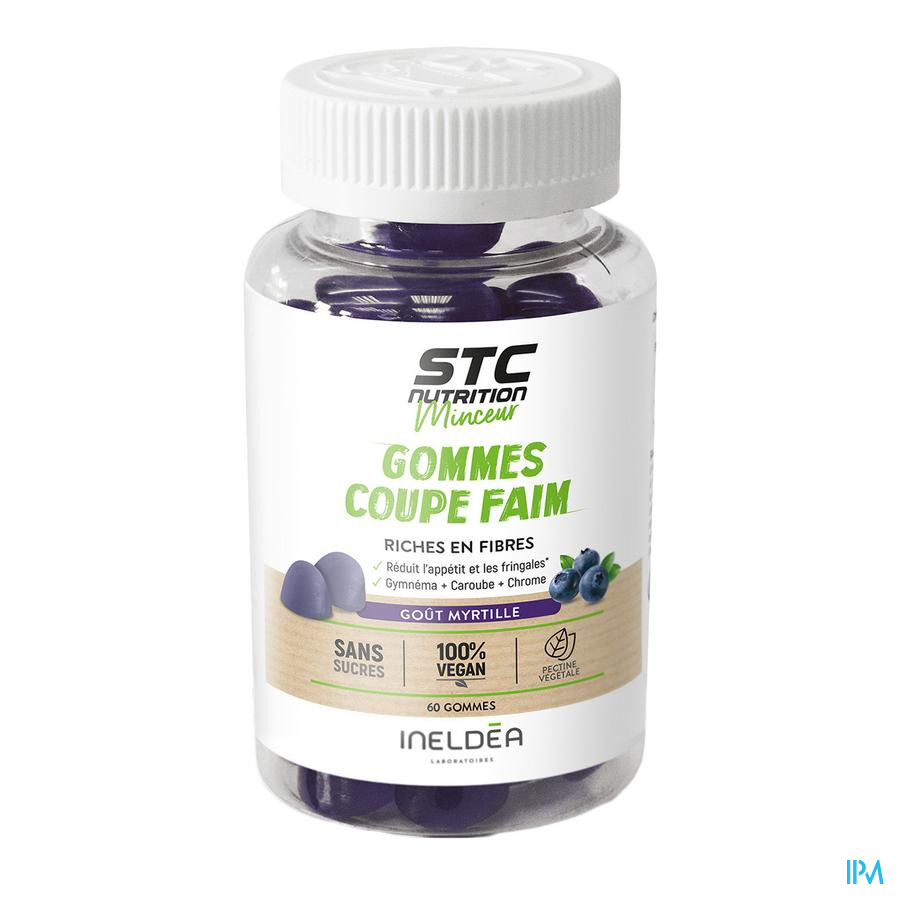 produit INELDEA COUPE FAIM MYRTILLE 60 GOMMES