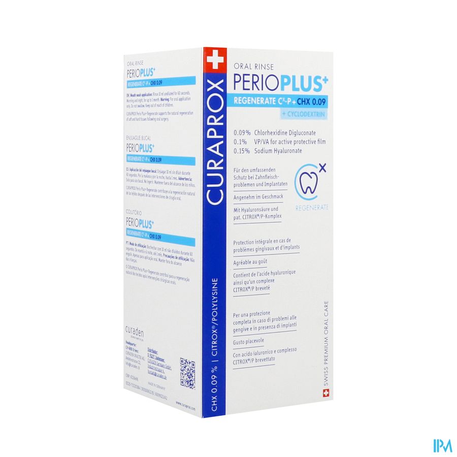 vignette Perio Plus+ Regenerate Bain De Bouche 200ml
