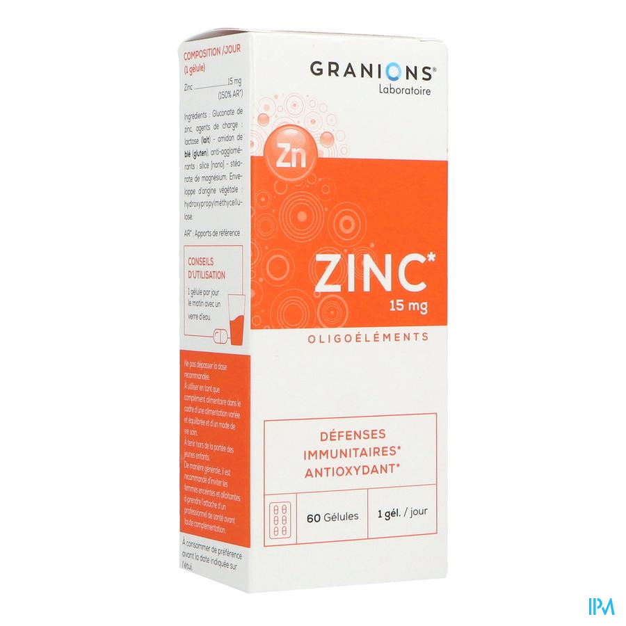 Granions Zinc Gelule 60