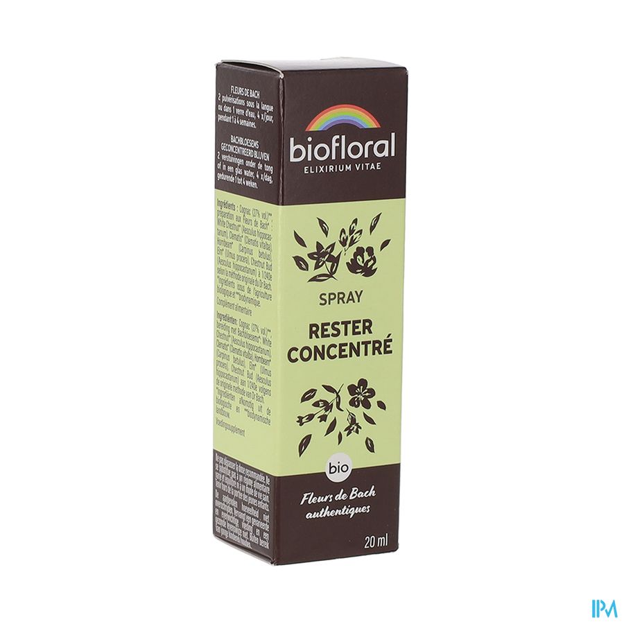 produit BIOFLORAL RESTER CONCENTRE SPRAY BIO 20ML