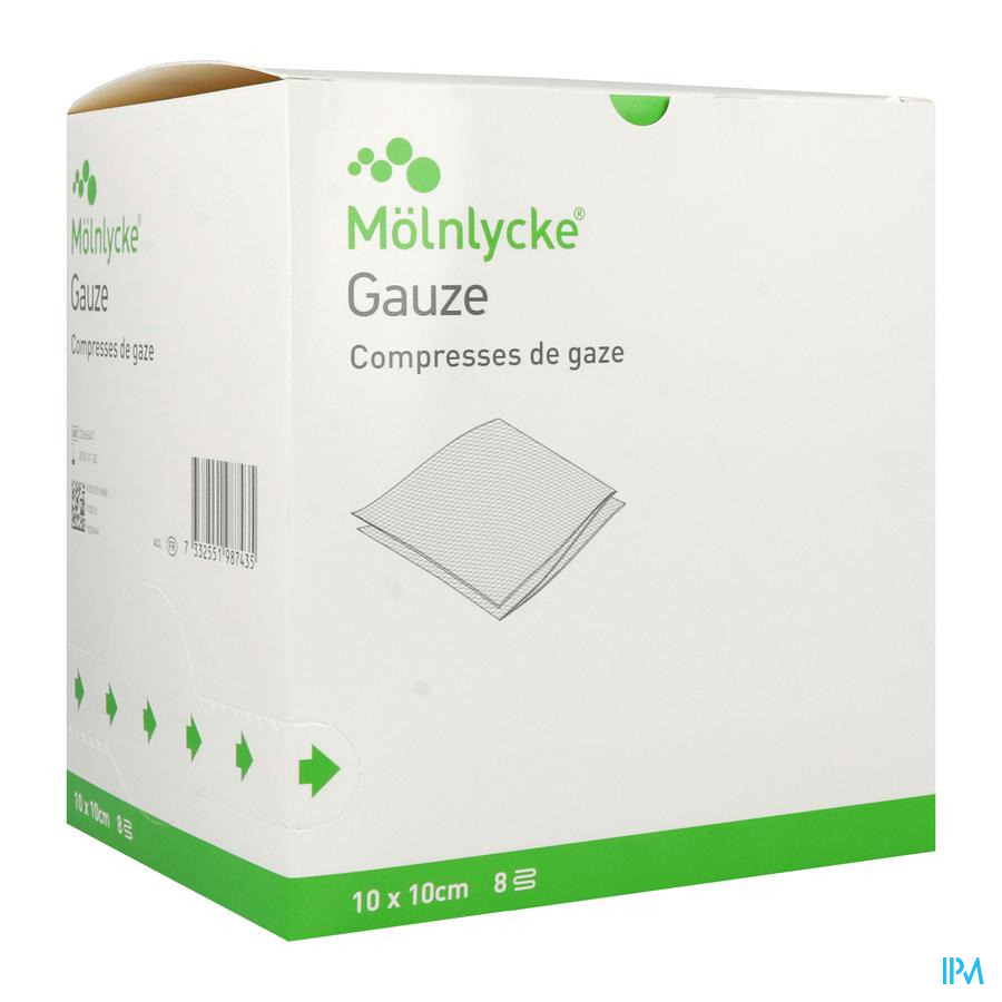 vignette Gauze Compresse Gaze Hydrophile Sterile 10cm X 10cm 2 X50