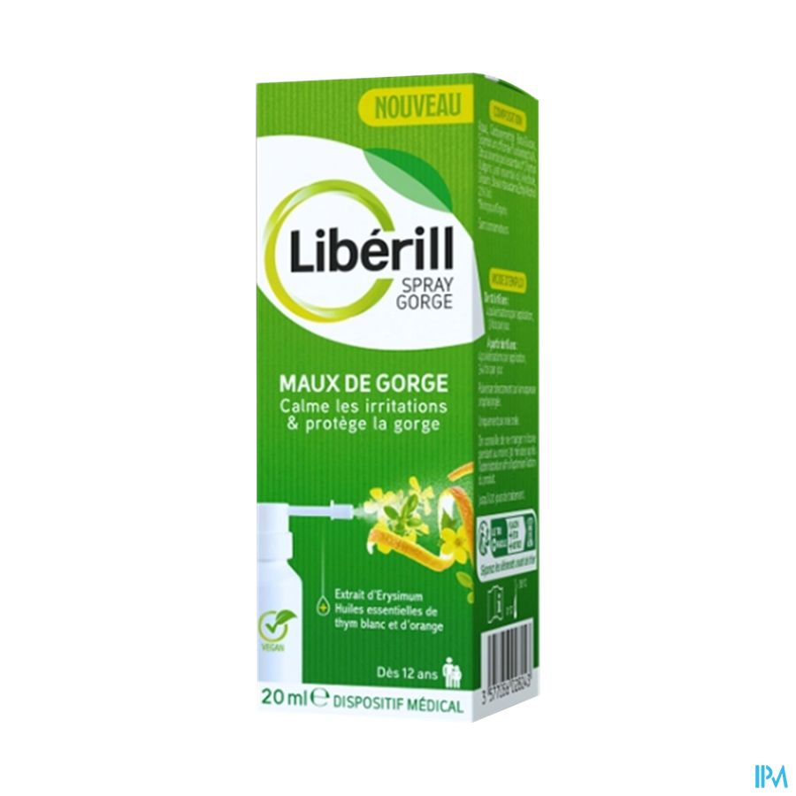 vignette LIBERILL MAL DE GORGE SPRAY 20ML