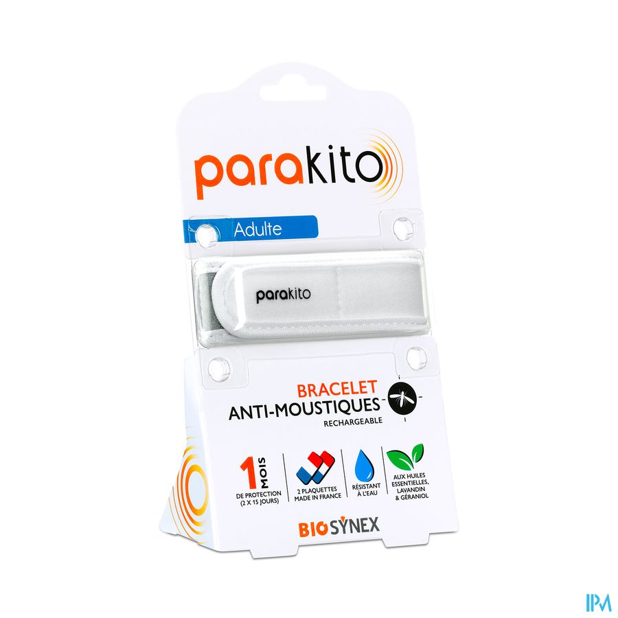 vignette PARAKITO BRACEL A-MOUSTIQ RECH AD BLANC