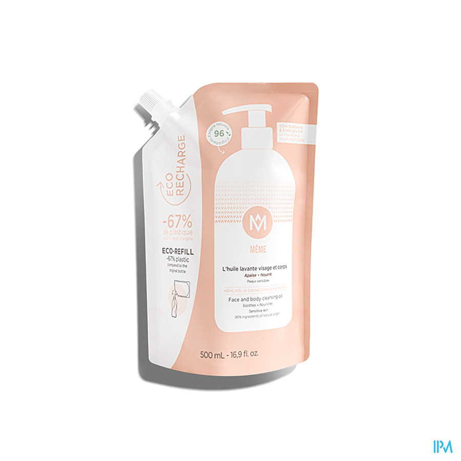 produit Meme l'huile Lavante Visage Et Corps Ecorecharge 500ml