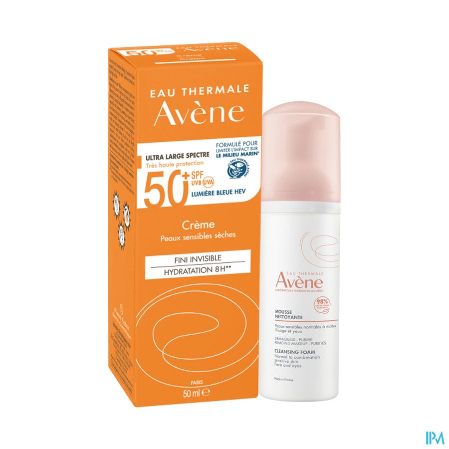 produit AVENE CREME50 MOUSSE NET 24 VRP